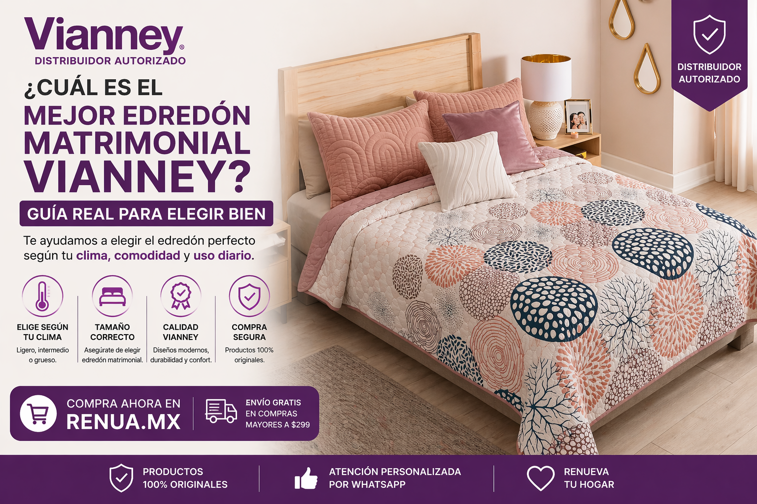 ¿Cuál es el mejor edredón matrimonial Vianney? (Guía real para elegir bien)