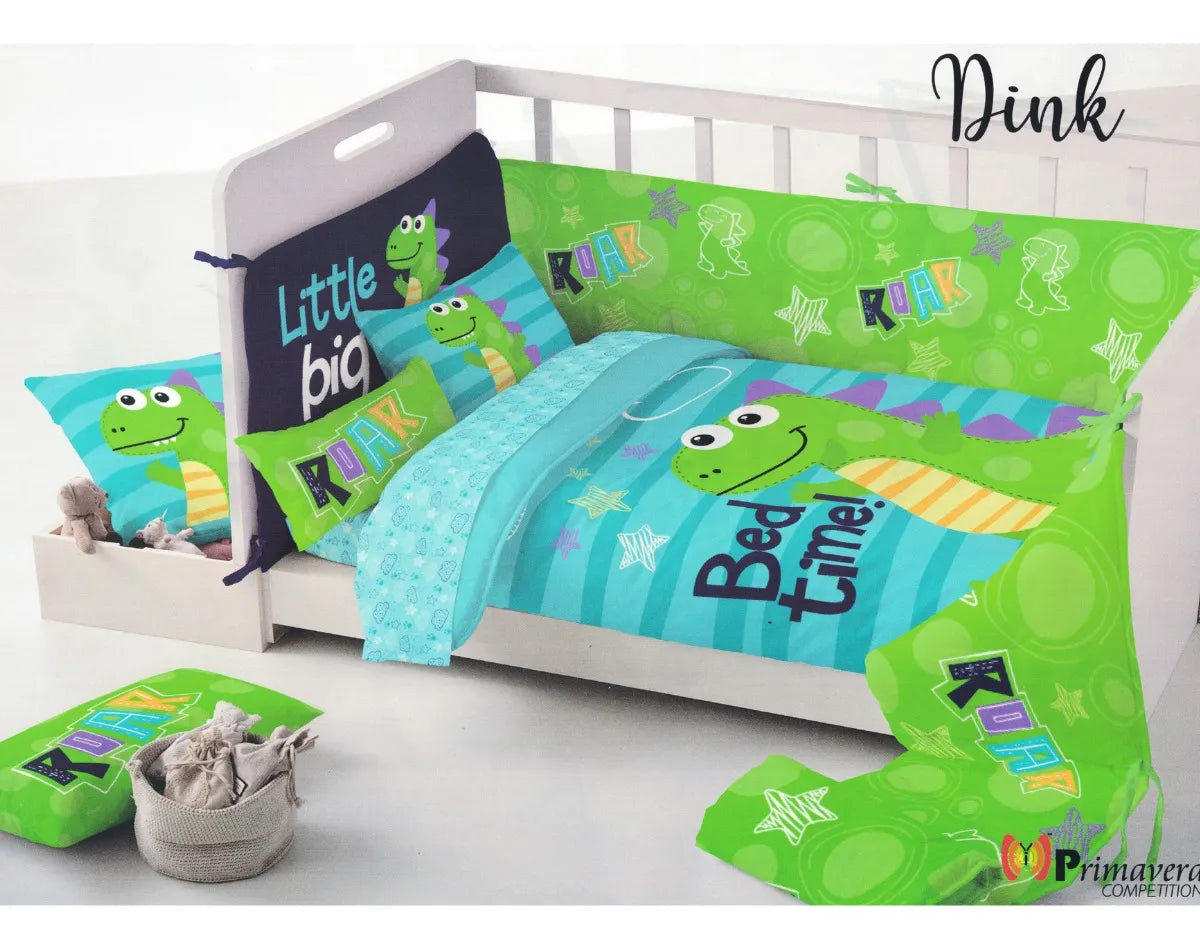 Juego De Edredón De Cuna Dinosaurio Dink Competition