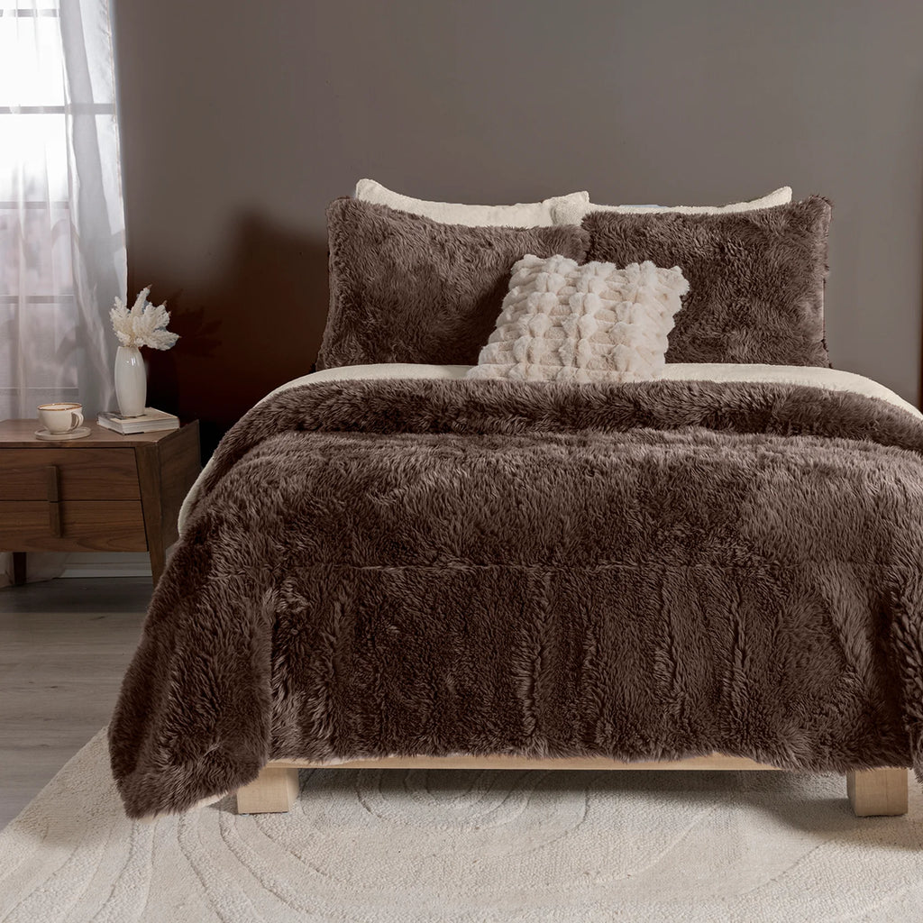 Cobertor Everest Espresso – Vianney | Suave, Cálido y Elegante