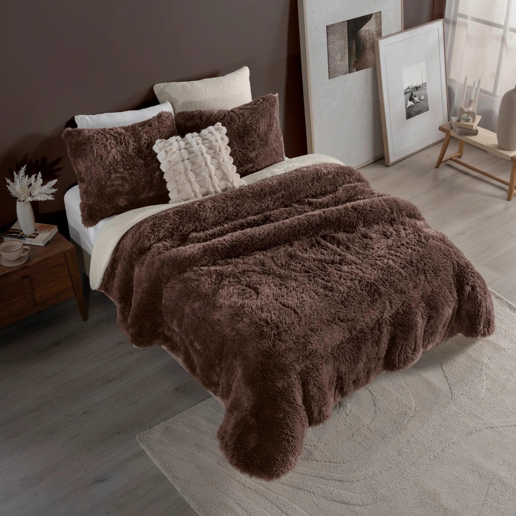Cobertor Everest Espresso – Vianney | Suave, Cálido y Elegante